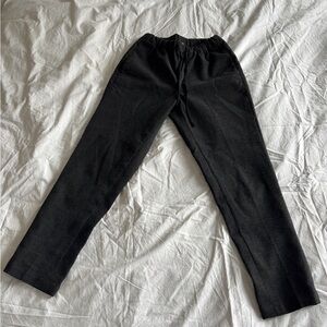 Babaton Charcoal Elastic Waist Pants
